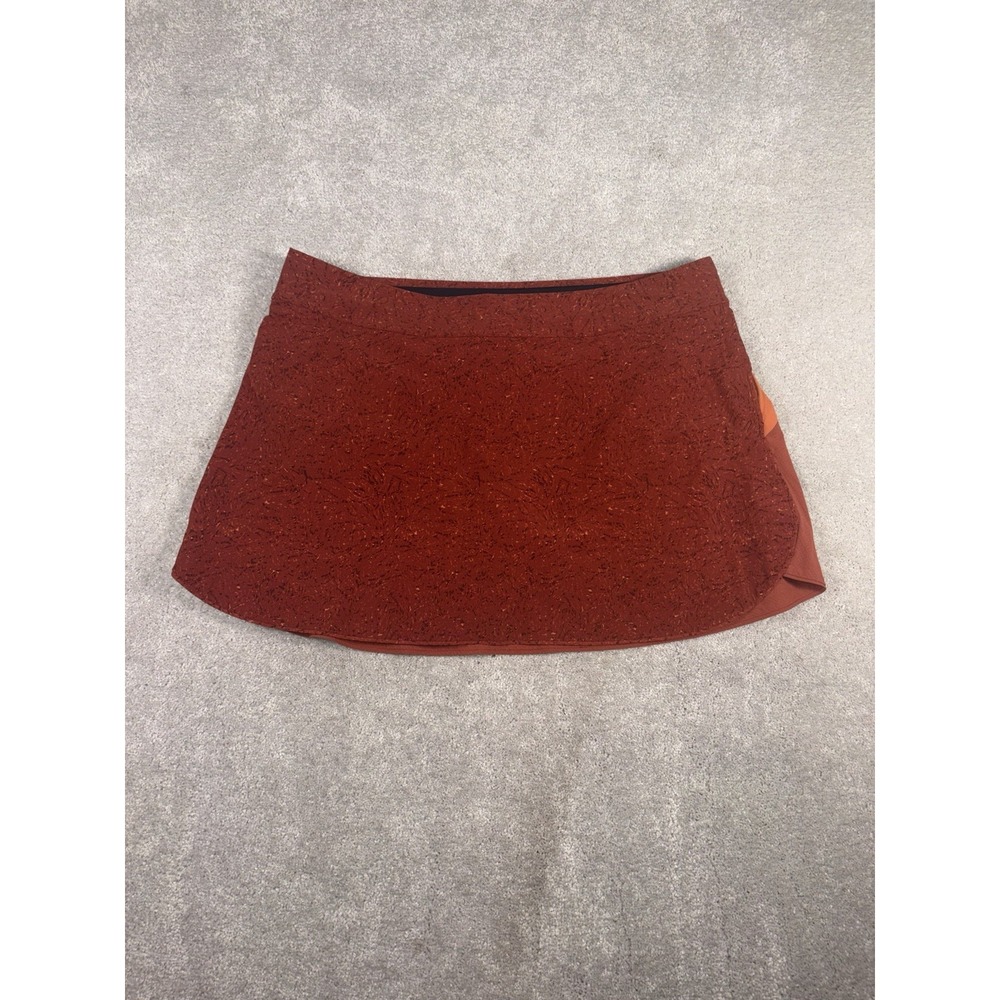 Green Outdoor Voices Athletic Running Gym Skort Skirt‎ Women's L Rust Red